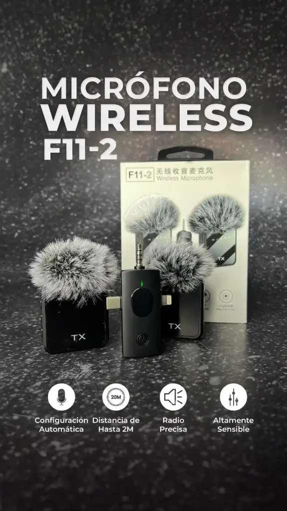 Micrófono de solapa F11-2 