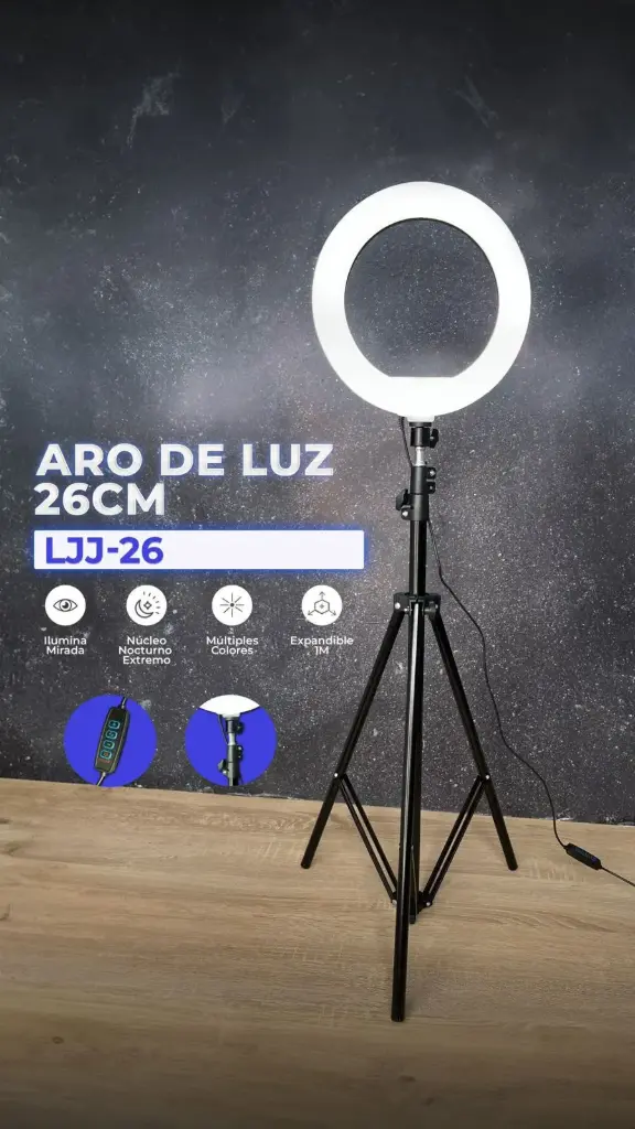 Aro de luz blanca 26Cm LJJ-26 