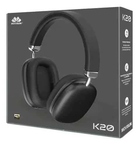 Audífonos Diadema K20 Movisun - Comodidad y Sonido de Alta Calidad 